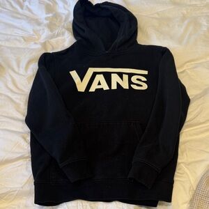 Vans Black and White Logo Hoodie